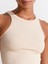21104 Fitilli Crop Top-Taş 4