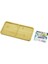 Dikdörtgen 2 Bölmeli Ahşap Bambu Yağdanlık Altlık Mini Tepsi 12 x 23.4 x 0.8cm (4887) 1