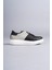 ET151 Boost Bağcıklı Cilt Süet Erkek Günlük Sneaker Ayakkabı Bt - Siyah/gri 4