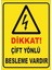 Çift Yönlü Besleme Vardır Levhası Vizyon Trafik 1