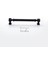 Burma Mat Siyah Metal Kulp 192 mm 19.2 cm Mobilya Çekmece Mutfak Dolabı Dolap Modern Kapak Kulpları 4