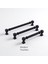 Grip Desenli Mat Siyah Metal Kulp 128 mm Mobilya Çekmece Mutfak Dolabı Dolap Modern Kapak Kulpları 3
