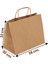 10 Adet Kraft Burgu Saplı Karton Kağıt Alışveriş Çanta - 38X20X32CM (Alışveriş, Hediyelik) 1 Adet 1