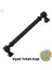 Grip Desenli Mat Siyah Metal Kulp 160 mm Mobilya Çekmece Mutfak Dolabı Dolap Modern Kapak Kulpları 1