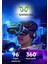 G02ED 3D Kulaklıklı Sanal Gerçeklik Gözlüğü 4.7-6.6 Inç Akıllı Telefonlarla Panoramik 2