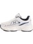 Beyaz Lacivert Fileli Unisex Spor Ayakkabı 182 G 2