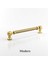 Grip Desenli Gold Altın Metal Kulp 128 mm Mobilya Çekmece Mutfak Dolabı Dolap Modern Kapak Kulpları 5