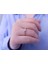 Pırlanta ve Beyaz Topaz Taşlı Yasmin Yüzük 0417R0334 5