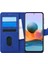 Samsung Galaxy S8 Dual SM-G950FD Uyumlu Kart ve Para Bölmeli Standlı Cüzdanlı Kılıf - Mavi 3