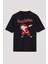 Merry Christmas Baskılı Noel Babalı T-Shirt - Siyah 1
