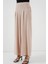 Geniş Paça Pileli Pantolon 6718 - Krem 4