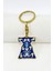 Lacivert Desenli Kaftan Metal Anahtarlık, Hediyelik Anahtarlık 1