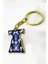 Lacivert Desenli Kaftan Metal Anahtarlık, Hediyelik Anahtarlık 2