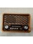 Fm Radyolu LED Işıklı Bluetooth Hoparlör Radyo Sd Kart USB Girişli Mp3 Müzik Çalar 2