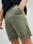 Erkek Regular Fit Haki Chino Şort - 12165604 2