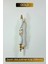 Polimer Zeytindalı Kulp Lüks Modern Mobilya Çekmece Vestiyer Mutfak Dolabı Kulpu 128MM (5 Adet) 3