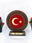 Türk Bayraklı Kurumsal Plaket | Kişiye Özel Ahşap Masa Üstü Ödül | Eğitim ve Danışmanlık Hediyesi 4