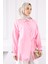 Pembe Yandan Bağlamalı Modal Tunik 1
