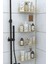 Gold Yapışkanlı Banyo Düzenleyici Şampuanlık Duş Rafı Banyo Organizeri 4'lü Set 1