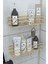 Gold Yapışkanlı Banyo Düzenleyici Şampuanlık Duş Rafı Banyo Organizeri 4'lü Set 3