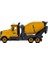 Sesli Işıklı Pilli Sök Tak Iş Makineneleri Kamyon Beton Mikseri YW9075C 4
