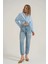 Yırtık Detaylı Denim Pantolon 4