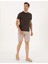 Erkek Bej Slim Fit Dokuma Şort 50308132-VR011 3