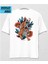 Wild Bloom Oversize T-Shirt – Gücün ve Zarafetin Çarpıştığı An Beyaz 1
