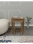 Modenza Zigon Sehpa – Modern 3’lü Sehpa Seti Ahşap Görünümlü Minimal Tasarım Salon & Oturma Odası 2