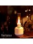 Beyaz Retro Gaz Lambası Modelli LED Nemlendirici & Aroma Difüzör - USB Şarjlı, Ayarlanabilir Işık 3