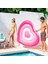 Kalpli Şişme Deniz Yatağı – 155X135 cm Pembe Tonlarında Romantik Havuz ve Plaj Aksesuarı 2
