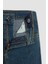 B5564 Yeşil Erkek Çocuk Slim Fit Düz Paça Jean Basic Pantolon 3