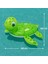 Caretta Caretta Şekilli Şişme Deniz Yatağı – 140X140 cm | Tutma Kulplu Sevimli Kaplumbağa Havuz Oyuncağı 2