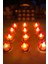 Kırmızı Ledli Kına El Mumu, Sünnet, LED Işıklı, Tealight Mum Pilli 12 Adet, Düğün, Nedime, Bride, 1