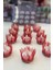 Kırmızı Ledli Kına El Mumu, Sünnet, LED Işıklı, Tealight Mum Pilli 12 Adet, Düğün, Nedime, Bride, 2