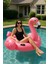 Şişme Pembe Flamingo Deniz Yatağı – 178X135X97 cm | Tutma Kulplu Dev Havuz Oyuncağı 3