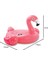 Şişme Pembe Flamingo Deniz Yatağı – 178X135X97 cm | Tutma Kulplu Dev Havuz Oyuncağı 4