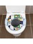 Pratik Kulplu Çocuk/bebek Banyo Tuvalet Klozet Kapağı Adaptörü Lazımlık (Çocuk Tuvalet Eğitimi) 3