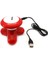USB Girişli Titreşimli Mini Masaj Aleti (3 Ayaklı) (Kırmızı) 3