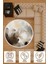 Kahverengi Suluboya Desenli Yuvarlak Halı – Boho & Doğal Tonlar | 60X60 – 180X180 cm 2
