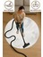 Açık Gri Soyut Desenli Yuvarlak Halı – Minimalist Modern Tasarım | 60X60 – 180X180 cm 3