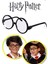 Harry Potter Gryffindor Kapişonlu Cübbe Çocuk Boy Şapka Asa Gözlük 4 Parça Set - 9-10 Yaş 9