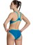 Women's Arena One Biglogo One Piece Bayan Yüzücü Mayo Mavi 2