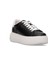 121230031 Marcella Kadın Hakiki Deri Klasik Sneaker Siyah 2