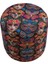Karnaval Maske Desenli 40*40 Yuvarlak Puf 2