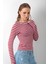 Çizgili Siyah Beyaz Uzun Kol Body Soft Touch Basic Bluz Likralı Tişört 1
