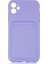 iPhone 12 Uyumlu ​​iktk Ofix Kapak-Lila 1