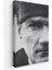 Atatürk Portre Tablosu Mustafa Kemal Atatürk Dikdörtgen Dekoratif Kanvas TABLO-FS-142 1