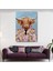Pembe Ceketli Boğa Duvar TABLOSU-6350 2