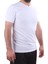2302 Beyaz Günlük Pamuklu Basıc V Yaka Erkek Tişört 1
